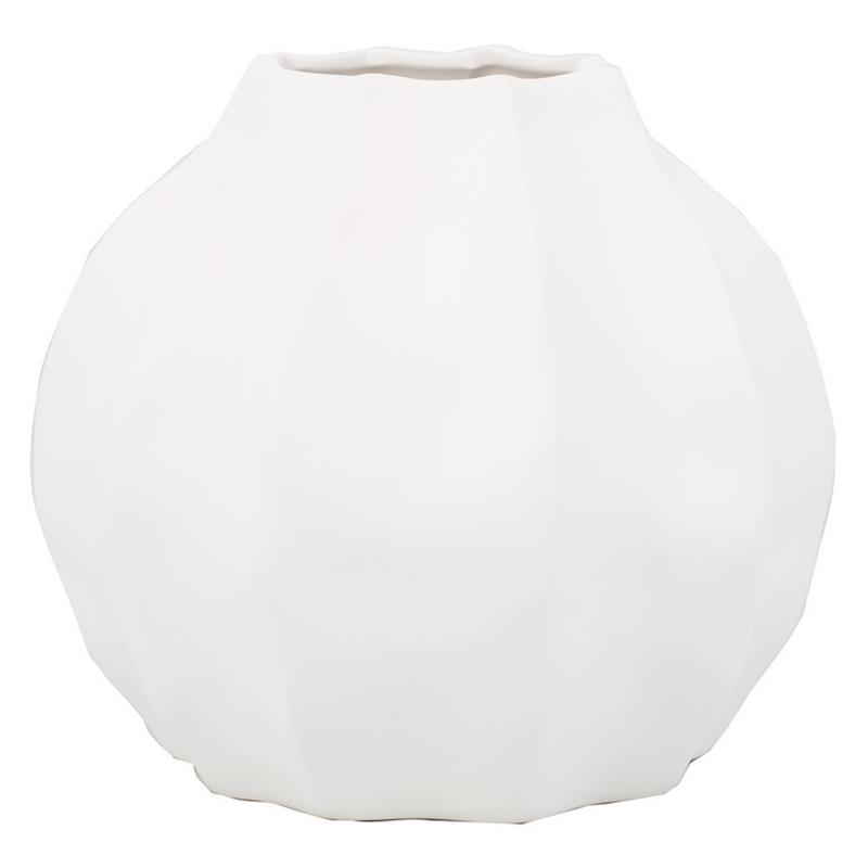Vaas Florentien d24 h22cm wit mat