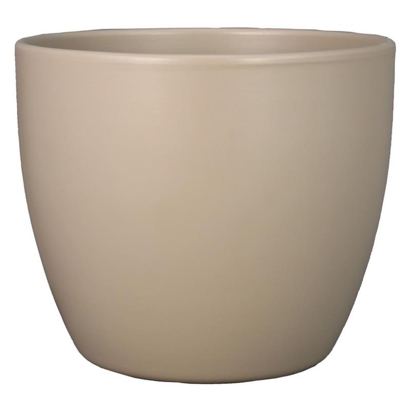 Pot Boule d40 h33.5cm taupe matte es/35