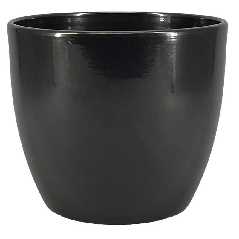 Pot Boule d8.5 h6.5cm black es/7