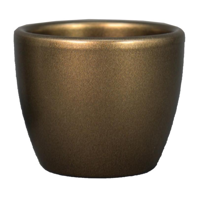 Pot Boule d7.5 h6cm bronze es/5.5-6