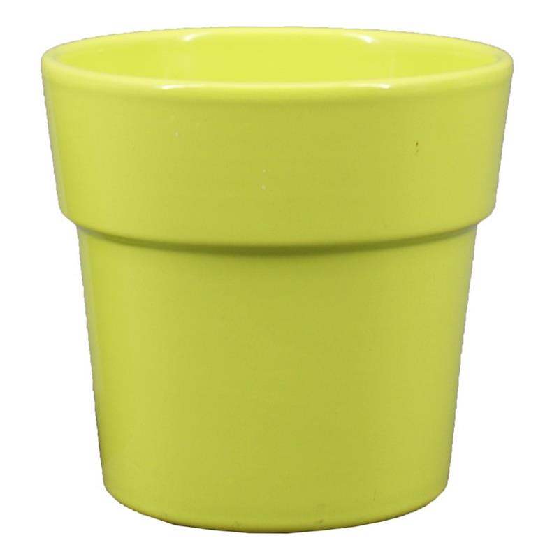 Pot Rim d13.5 h12.5cm apple green es/12