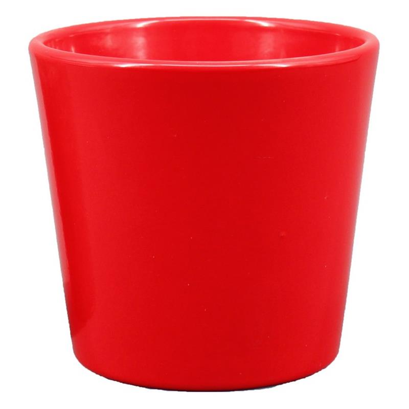Pot Maud d13.5 h12.5cm red es/12