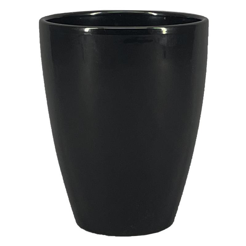 Vase Boule D13.5 H17Zm schwarz es/12
