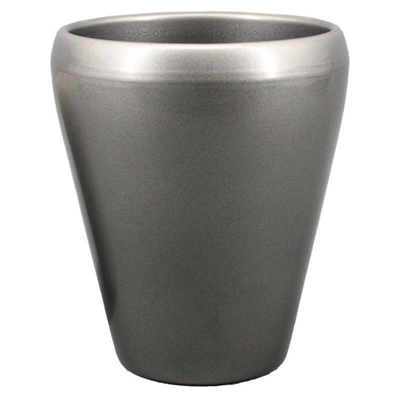 Vase Liv d14 h17cm métallique es/12