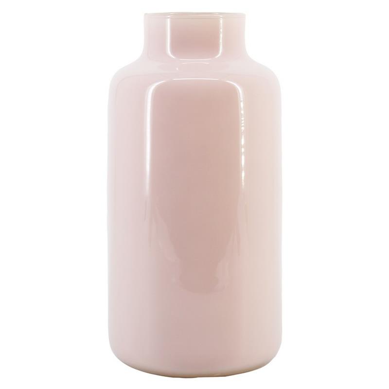 Vase Milan d8.5/15 h25cm pastellpink