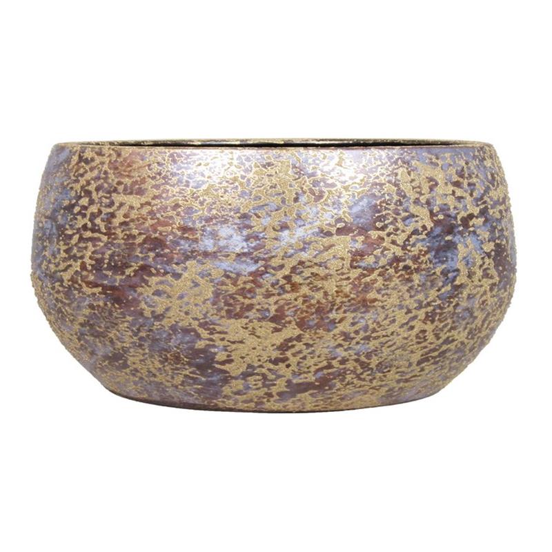 Schaal Mandy d29 h14cm goud