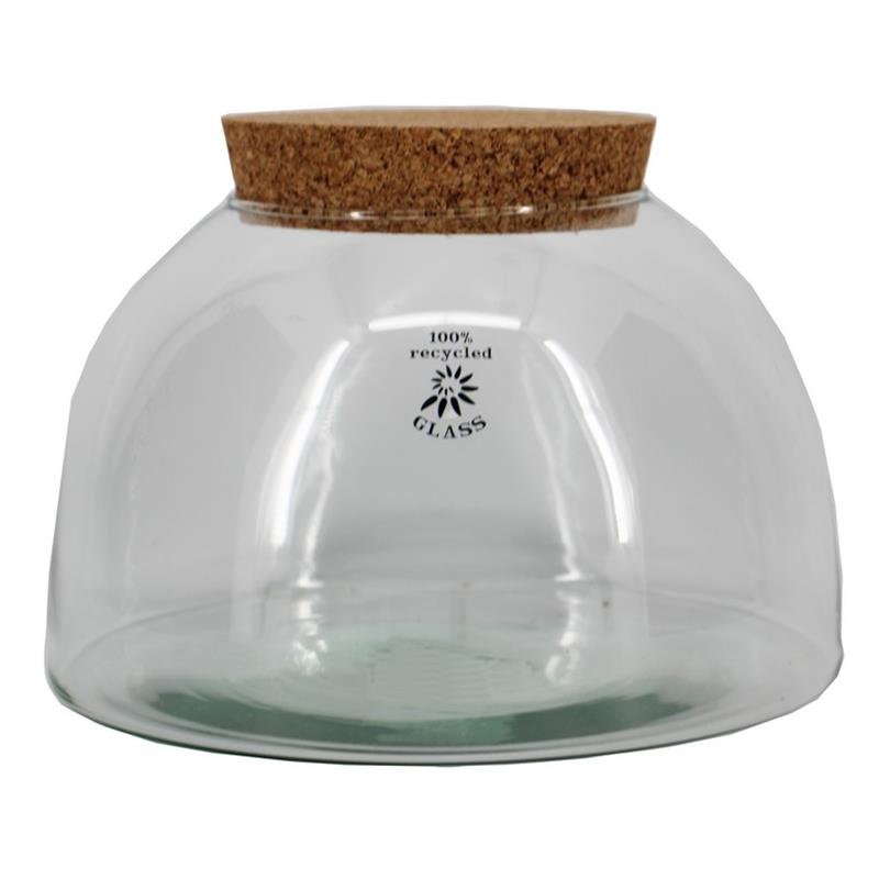 Glas Bienenstock D12/24 H17cm m/Kork