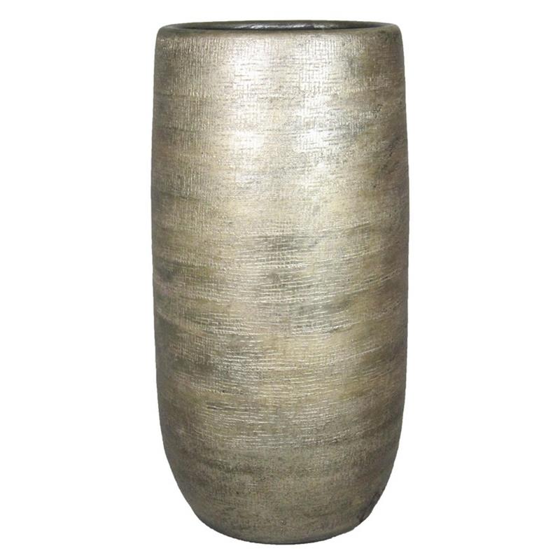 Florero Mira d26 a50cm industrial oro