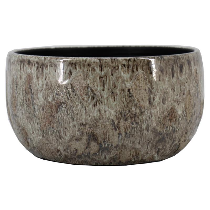 Cuenco Ortigo d28 a14cm gris pardo
