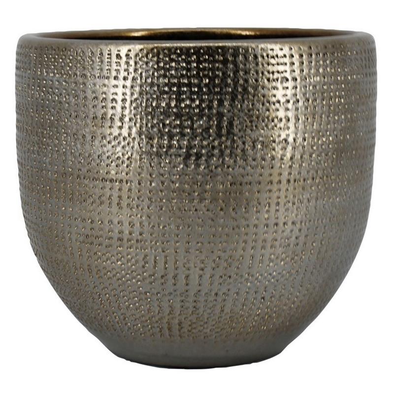 Macetero Dali d34 a31cm oro