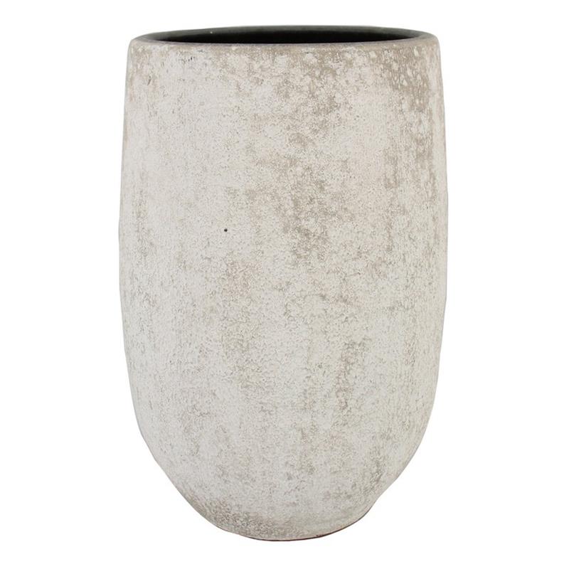 Florero Nathan d29 a50cm blanco