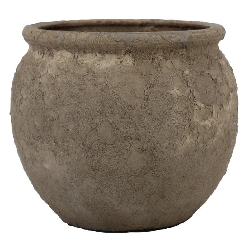 Macetero Vales d34/39 a35cm gris