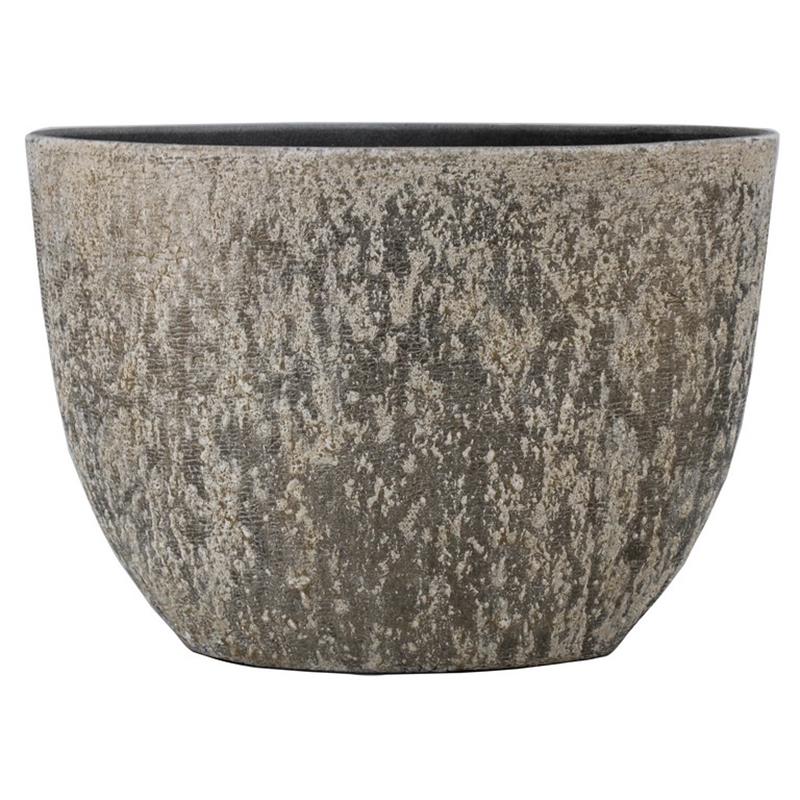 Macetero Tobias ovalo 50x20x36cm oro
