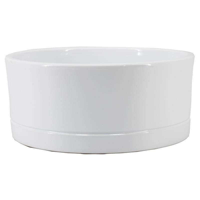 Schaal Lynn d18.5 h9cm wit