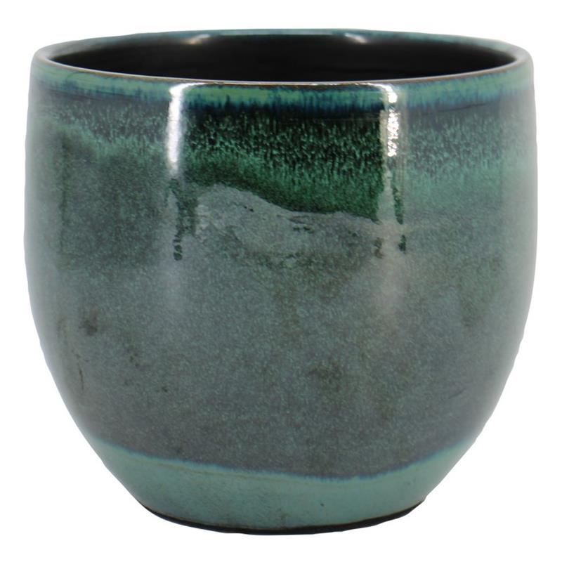 Pot Mason d14 h13cm green