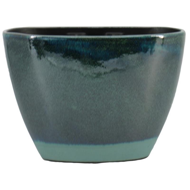 Pot Mason oval 32x15x22cm green 2x es/12