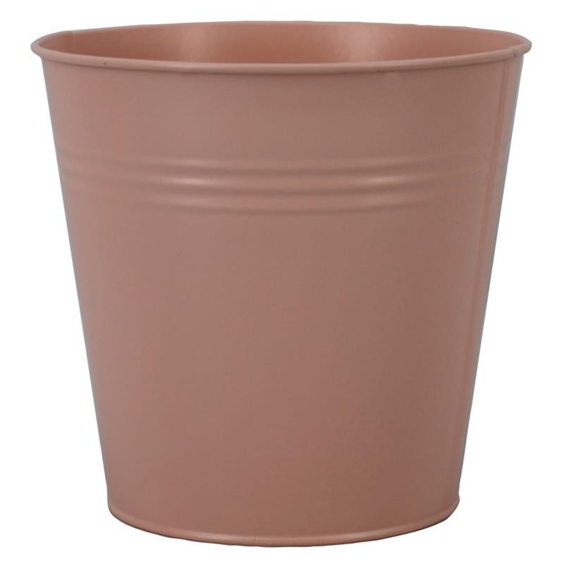 Pot Bordeaux zink d17.8 h17cm roze mat es/17