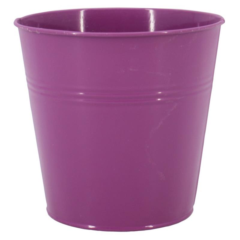 Pot Bordeaux zink d11.5 h10cm cyclaam roze mat es/10.5
