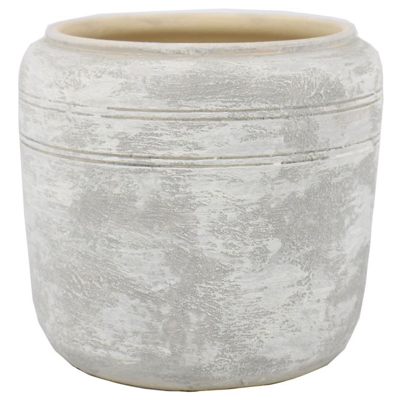 Pot Milou d16 h14cm grijs