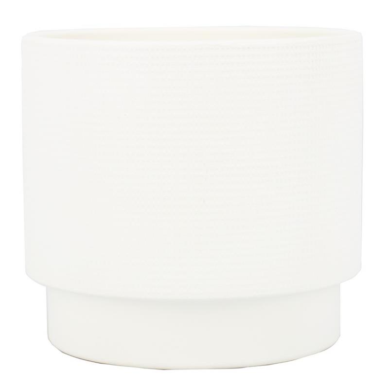 Pot Lily d14 h13cm wit mat