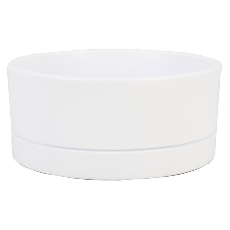 Coupe Lynn d18.5 h9cm blanc mat
