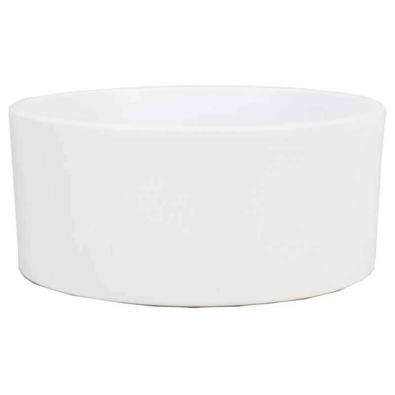 Bowl Veere d22 h10cm white matte