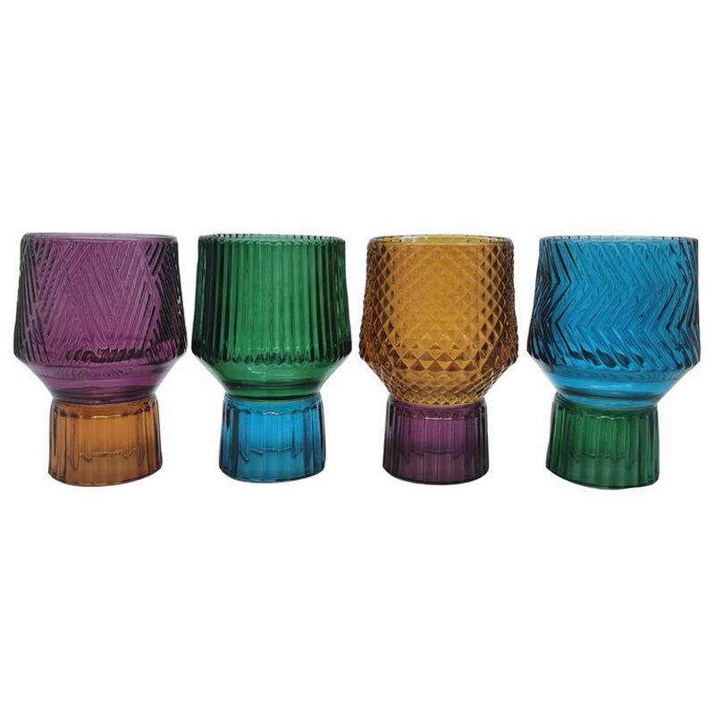 Vase Elegant d8 h11.8cm 4ass