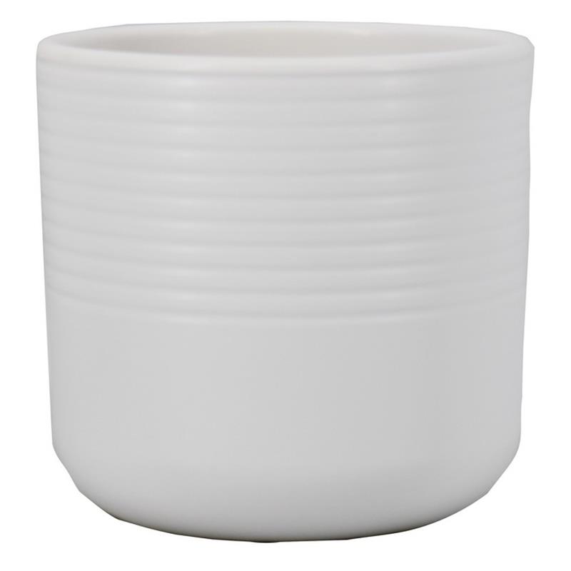 Pot Donny d28.3 h25.3cm wit mat es/24