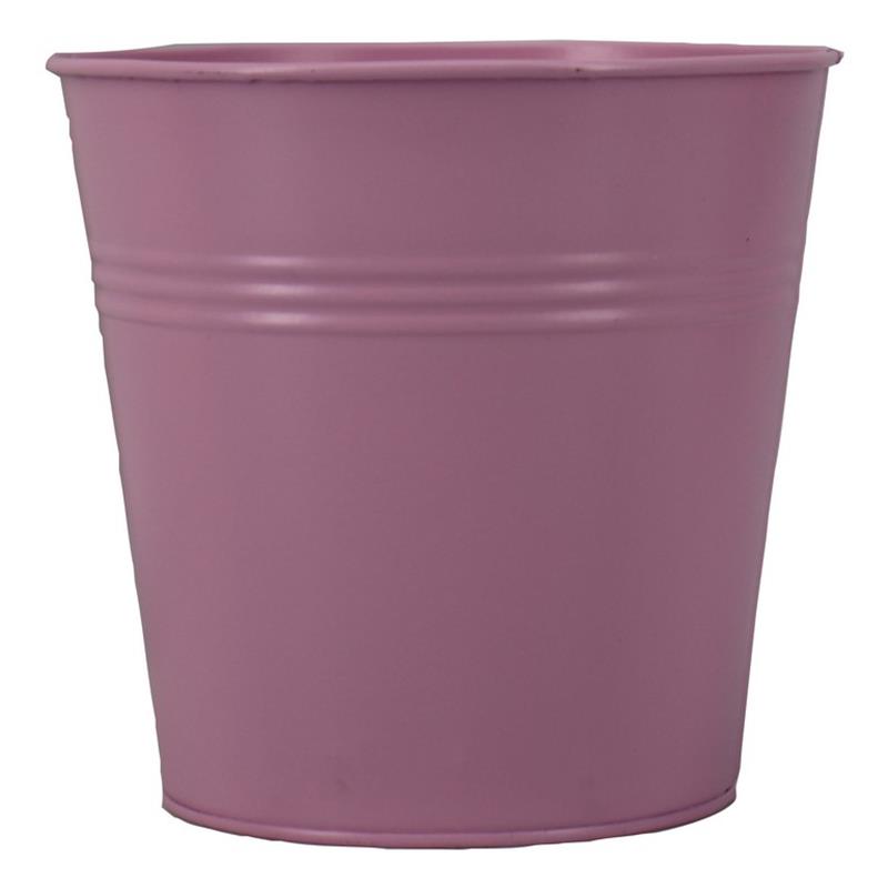 Pot Bordeaux zink d16 h15cm licht roze mat es/15