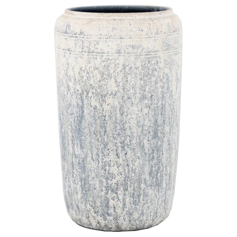 Vase Milou d21.5/26 h50cm white