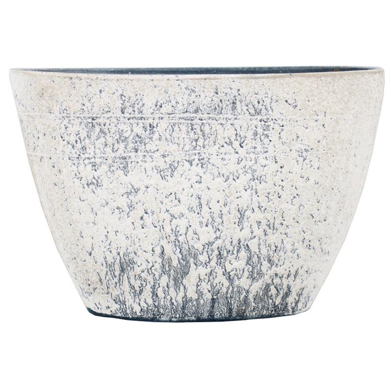 Pot Milou oval 33x13x22cm white 2x es/12