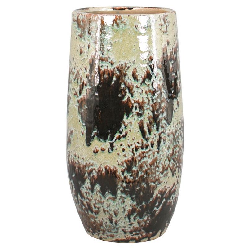 Vase Samoa D21 H40cm grün