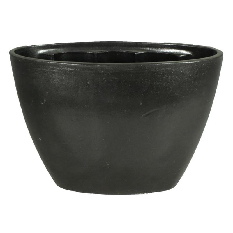 Pot Eef ovaal 32x14.5x22.5cm antraciet 2x es/12