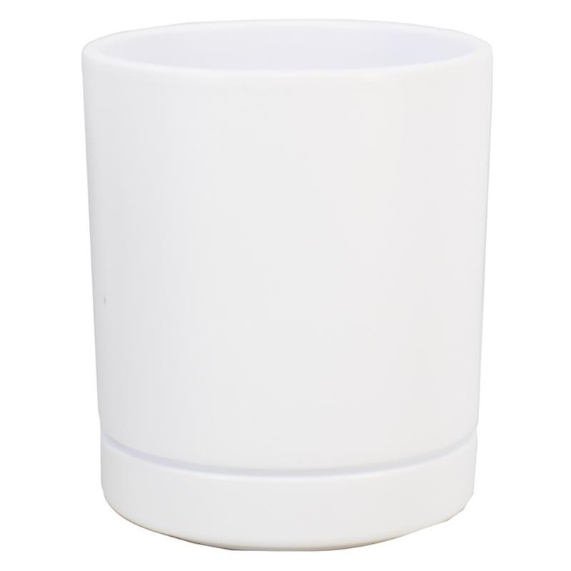 Vase Lynn d10.3 h11cm white matte es/9